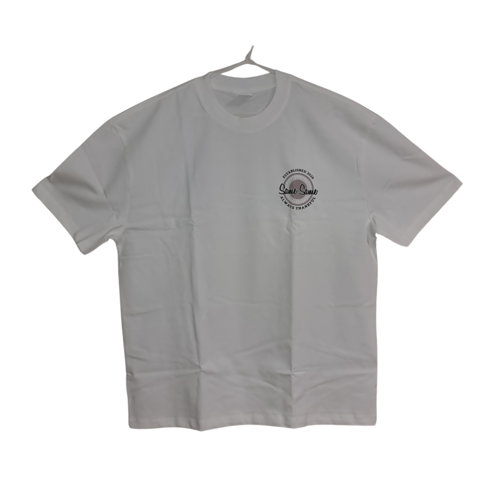 White "Drop Shoulder" - Preorder Only