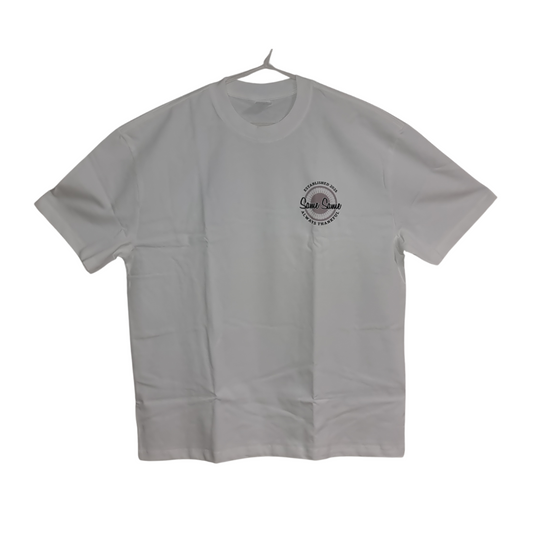 White "Drop Shoulder" - Preorder Only