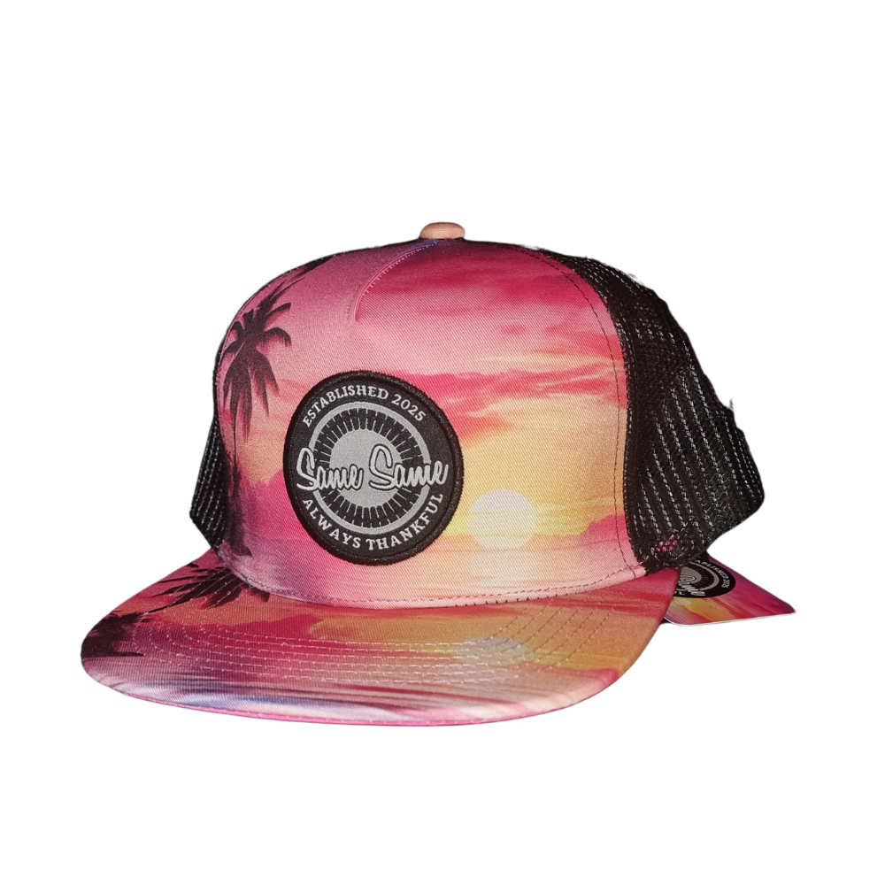 Sunset Snapback Cap